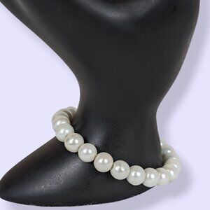 (2/$20) V. Faux Pearl Beaded Bracelet